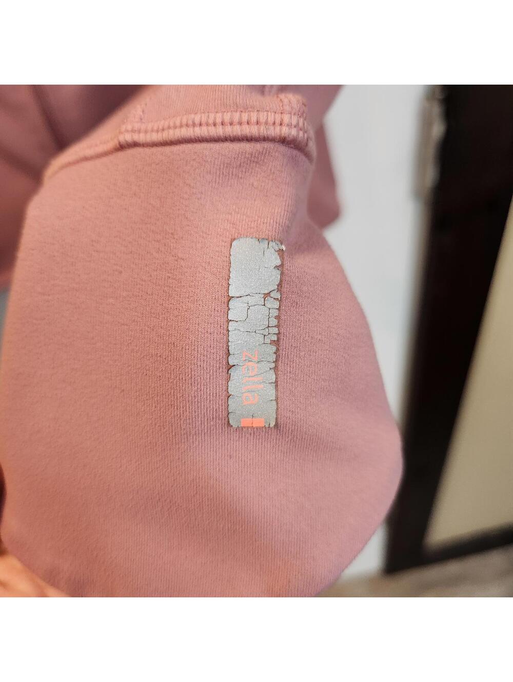 Zella Women's Lightweight Zip-Up Jacket - Blush Pink- XS - Picture 2 of 6